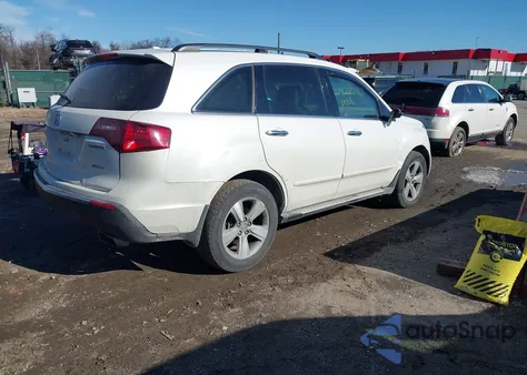 2010 Acura Mdx Technology Package из США, поврежденный, VIN 2HNYD2H67AH505570